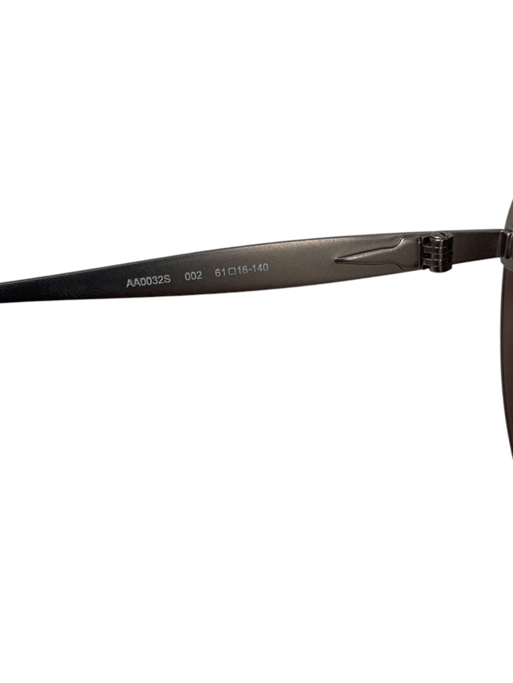 ALAIA BROWN / RUTHENIUM RIMLESS ROUND SUNGLASSES - Picture 5 of 9